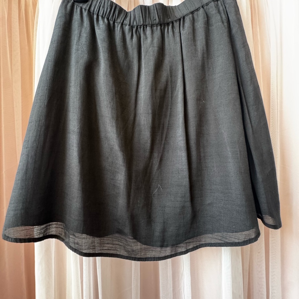 Banana Republic Charcoal Skater Skirt
